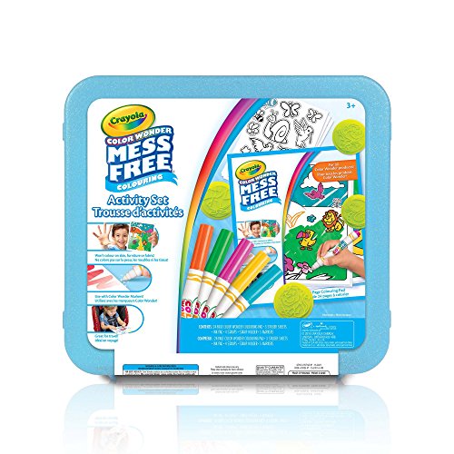Crayola Color Wonder Mess Free Art Kit, Mess Free Colouring, Washable, No Mess, for Girls and Boys, Gift for Boys and Girls, Kids, Ages 3, 4, 5,6 and Up, Summer Travel, Cottage, Camping, on-the-go,  Arts and Crafts,  Gifting