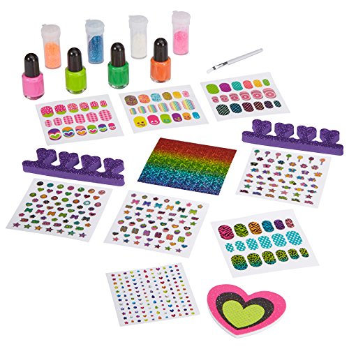 ALEX Toys - Spa Fun, Tattoo's and More, Ultimate Nail Glam Salon Kit, 126XL