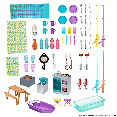Barbie 3-In-1 Dreamcamper Vehicle, Approx. 3-Ft, Transforming Camper with Pool, Truck, Boat and 50 Accessories, Makes A Great Gift for 3 to 7 Year Olds