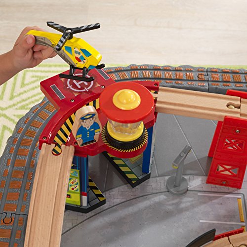 KidKraft Waterfall Junction Train Table and Set