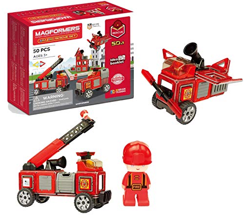 Magformers Amazing Rescue 50Piece, Red