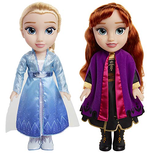 Disney Frozen 2 Princess Anna and Elsa Singing Sisters Interactive Feature Dolls Set| Includes Both Dolls| Approximately 14 Inches Tall| Ages 3 Years & Up
