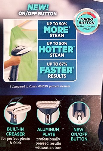 Conair Turbo ExtremeSteam Advanced Handheld Fabric Garment Steamer