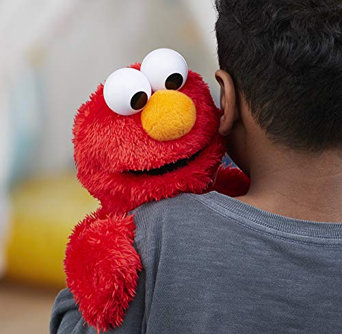 Sesame Street Love to Hug Elmo Talking, Singing, Hugging 14-inch Plush Toy for Toddlers, Kids 18 Months and Up
