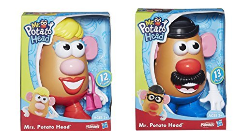 Mr. Potato Head & Mrs. Potato Head Character Bundle Collection by Playskool