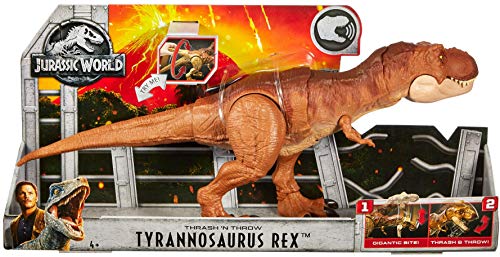 Jurassic World Thrash 'n Throw Tyrannosaurus Rex Figure