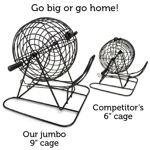 Royal Bingo Supplies Jumbo Bingo Game with 100 Bingo Cards, 500 Bingo Chips and 9'' Drum