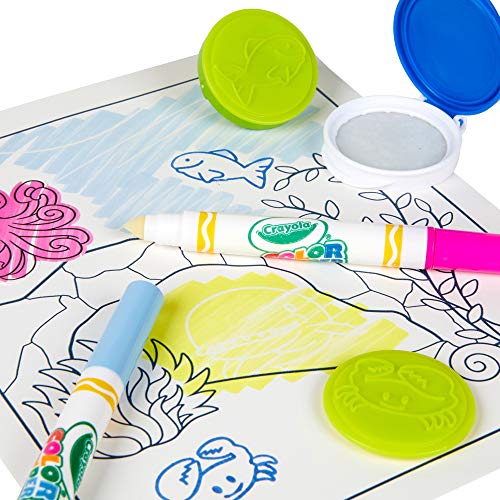 Crayola Color Wonder Mess Free Art Kit, Mess Free Colouring, Washable, No Mess, for Girls and Boys, Gift for Boys and Girls, Kids, Ages 3, 4, 5,6 and Up, Summer Travel, Cottage, Camping, on-the-go,  Arts and Crafts,  Gifting