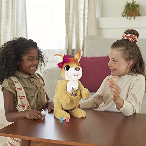 FurReal Mama Josie The Kangaroo Interactive Pet Toy, 70+ Sounds & Reactions, Ages 4 & Up