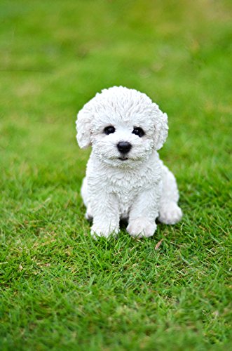 Hi-Line Gift Ltd Sitting Bichon Frise Puppy, 6"
