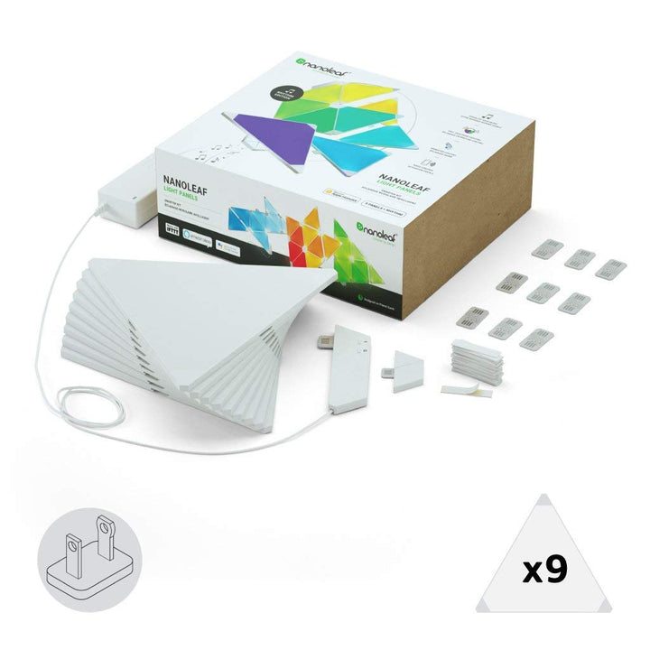 Nanoleaf Rhythm Smarter LED Light Panel Kit NL28-2003TW-9PK