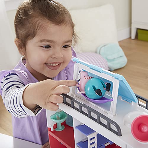 Peppa Pig Peppa’s Adventures Peppa’s Family Motorhome Preschool Toy, Vehicle to RV Playset, Plays Sounds and Music, Ages 3 and up, F2182