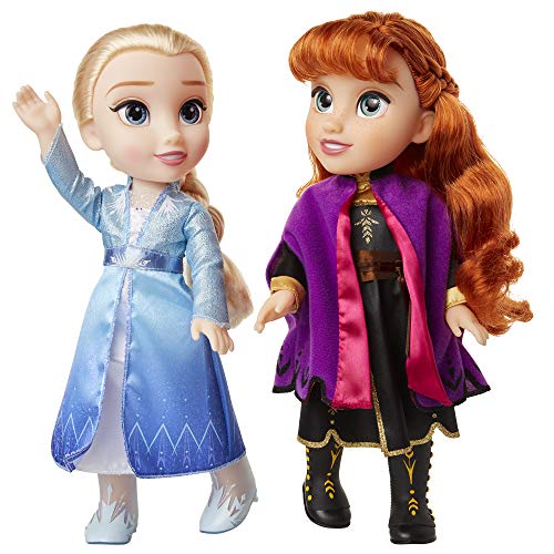 Disney Frozen 2 Princess Anna and Elsa Singing Sisters Interactive Feature Dolls Set| Includes Both Dolls| Approximately 14 Inches Tall| Ages 3 Years & Up
