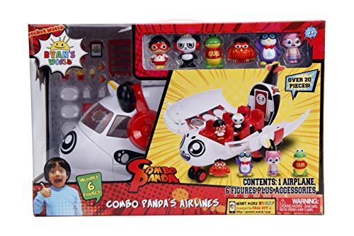 Ryan's World Toy Combo Panda Airlines