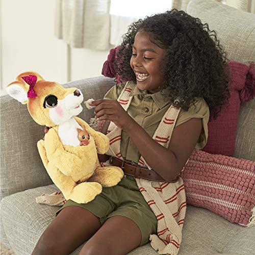 FurReal Mama Josie The Kangaroo Interactive Pet Toy, 70+ Sounds & Reactions, Ages 4 & Up