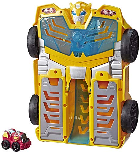 Hasbro Playskool Heroes Rescue Robots Flip Racers Bumblebee Track Tower