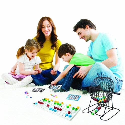 Royal Bingo Supplies Jumbo Bingo Game with 100 Bingo Cards, 500 Bingo Chips and 9'' Drum