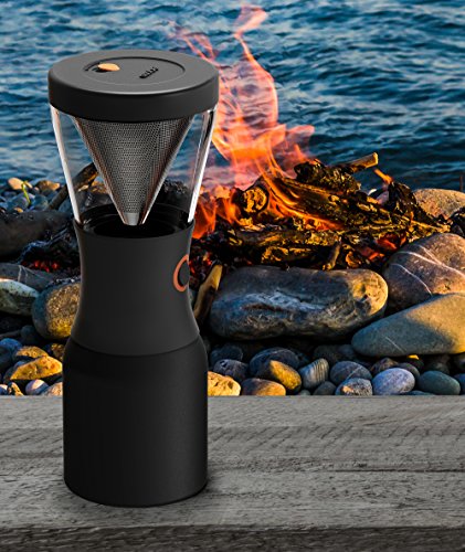 Asobu Coldbrew Portable Cold Brew Coffee Maker with a Vacuum Insulated 40oz Stainless Steel 18/8 Carafe Bpa Free