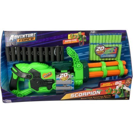 Adventure Force Scorpion Motorized Gatling Dart Blaster Toy by Dart Zone