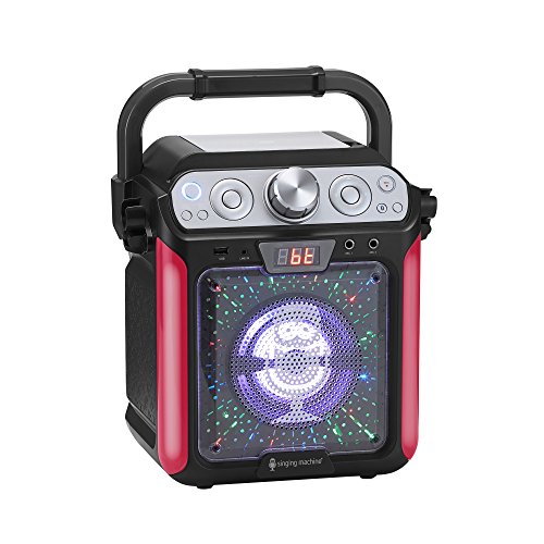 Singing Machine SML682BTBK Groove Cube CDG Karaoke System