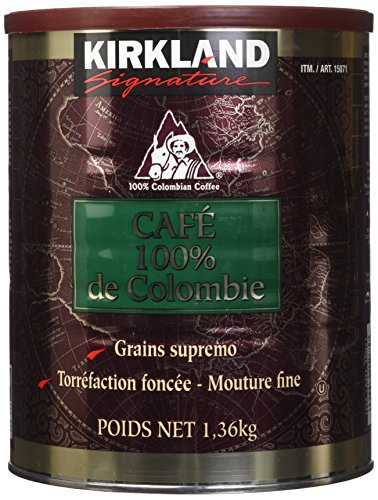 Kirkland Signature 100 % Colombian Coffee, 1.36 Kg