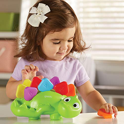 Learning Resources Steggy the Fine Motor Dino, Montessori Toys, Color Recognition, Developmental Toys, Fine Motor Toy, Ages 2+