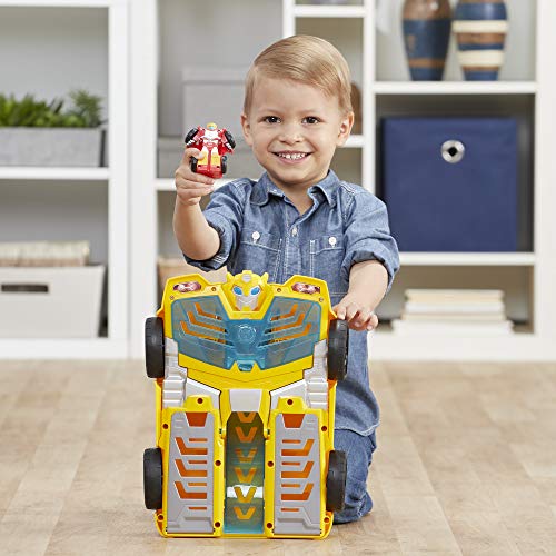 Hasbro Playskool Heroes Rescue Robots Flip Racers Bumblebee Track Tower