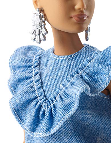 Barbie Fashionistas Blue Jean Queen Doll, Curvy