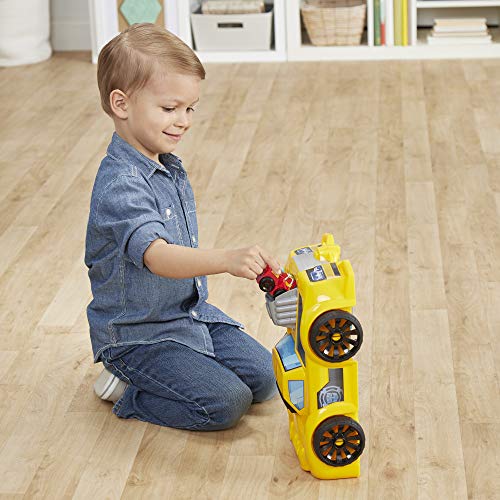 Hasbro Playskool Heroes Rescue Robots Flip Racers Bumblebee Track Tower
