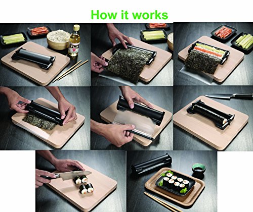 Easy Sushi 8507 3.5 cm Roller, 1.4", Black
