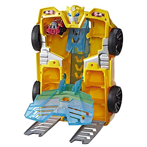 Hasbro Playskool Heroes Rescue Robots Flip Racers Bumblebee Track Tower