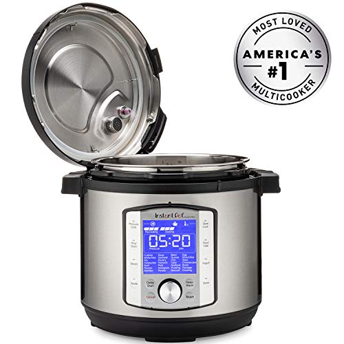 Instant Pot 6QT Duo Evo Plus Electric Pressure Cooker, 6-QT, Stainless Steel/Black
