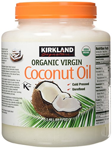 Kirkland Signature Organic Coconut Oil, 84 oz (2.62 QT), 2.48 L
