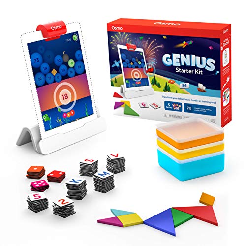 Osmo - Genius Starter Kit for iPad + Family Game Night - 7 Hands-On Learning Games for Spelling