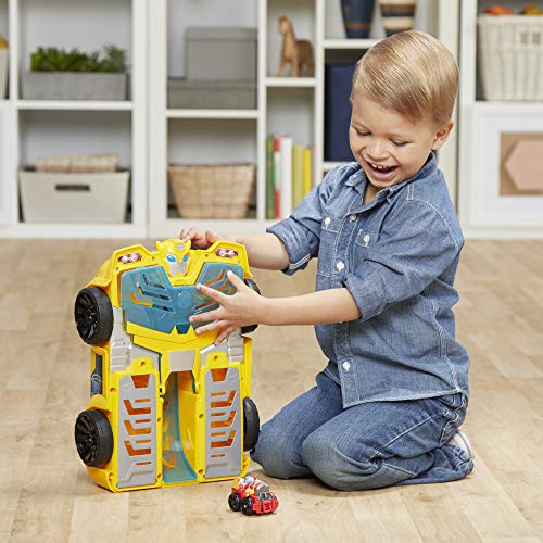 Hasbro Playskool Heroes Rescue Robots Flip Racers Bumblebee Track Tower