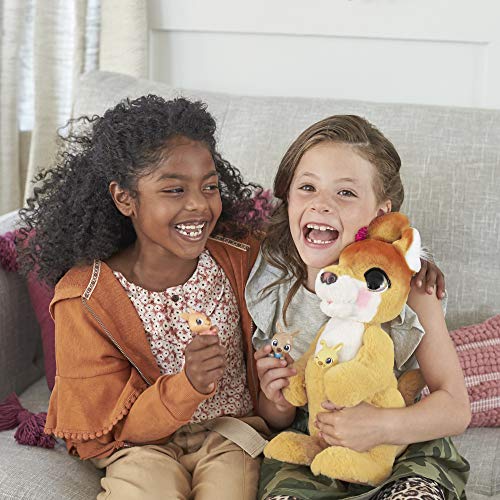 FurReal Mama Josie The Kangaroo Interactive Pet Toy, 70+ Sounds & Reactions, Ages 4 & Up