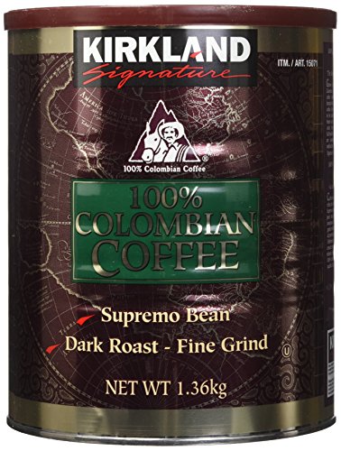 Kirkland Signature 100 % Colombian Coffee, 1.36 Kg