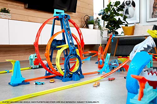 Hot Wheels Track Builder Unlimited Triple Loop Kit