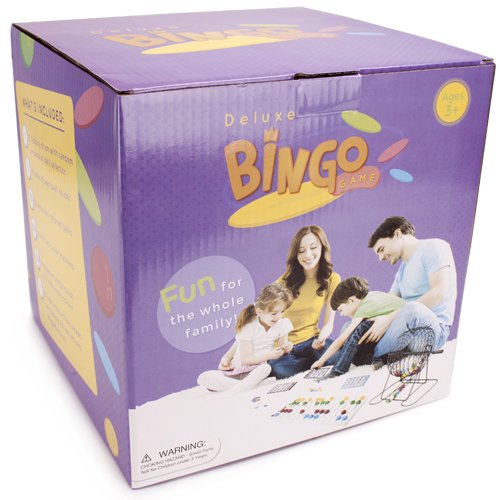 Royal Bingo Supplies Jumbo Bingo Game with 100 Bingo Cards, 500 Bingo Chips and 9'' Drum