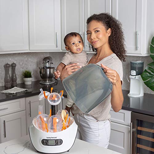 Baby Brezza Baby Bottle Sterilizer and Dryer Machine – Electric Steam Sterilization - Universal Fit - Pacifiers, Glass, Plastic, and Newborn Feeding Bottles