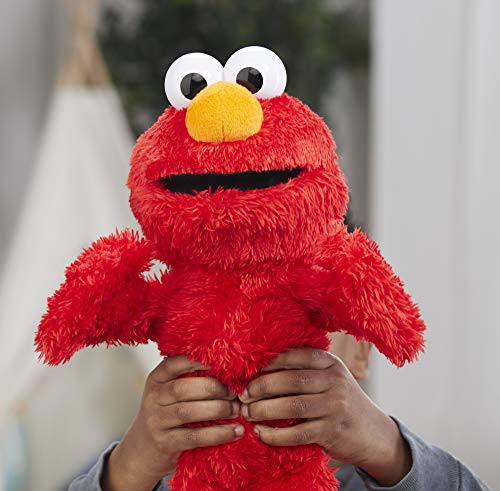 Sesame Street Love to Hug Elmo Talking, Singing, Hugging 14-inch Plush Toy for Toddlers, Kids 18 Months and Up