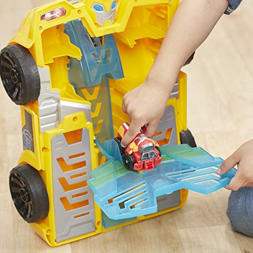 Hasbro Playskool Heroes Rescue Robots Flip Racers Bumblebee Track Tower