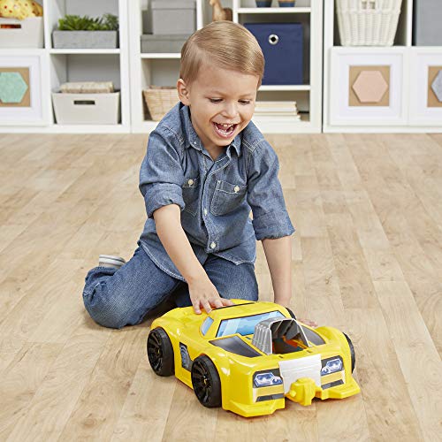 Hasbro Playskool Heroes Rescue Robots Flip Racers Bumblebee Track Tower