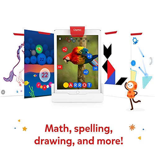 Osmo - Genius Starter Kit for iPad + Family Game Night - 7 Hands-On Learning Games for Spelling