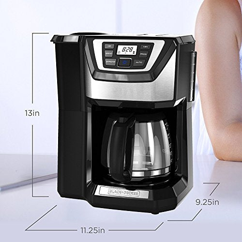 Black And Decker 12-cup Mill And Brew Coffeemaker