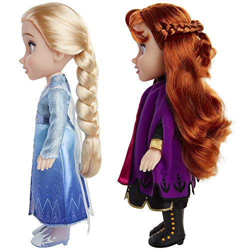 Disney Frozen 2 Princess Anna and Elsa Singing Sisters Interactive Feature Dolls Set| Includes Both Dolls| Approximately 14 Inches Tall| Ages 3 Years & Up
