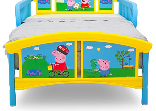 Delta Children Peppa Pig Plastic Toddler Bed