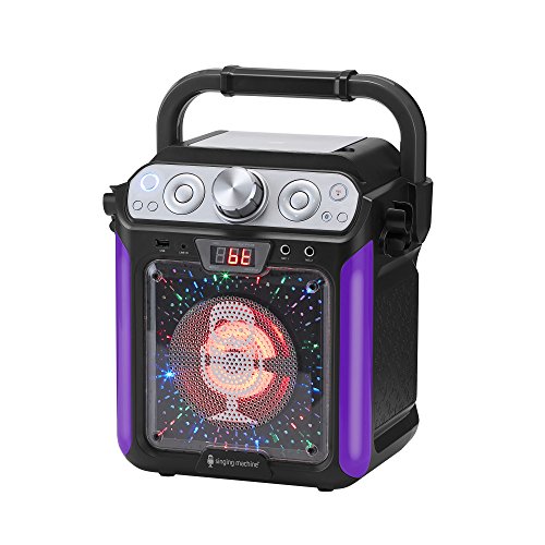 Singing Machine SML682BTBK Groove Cube CDG Karaoke System