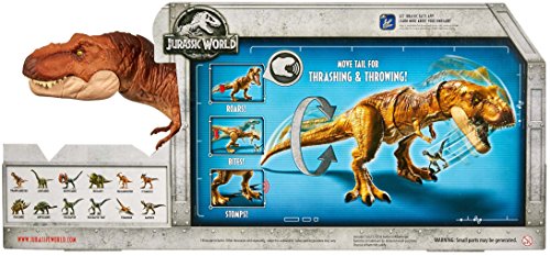 Jurassic World Thrash 'n Throw Tyrannosaurus Rex Figure