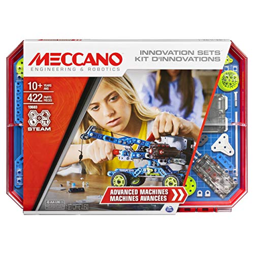 Meccano, Motorized Movers STEAM Building Kit with Animatronics, Inventor Sets / Geared Machines